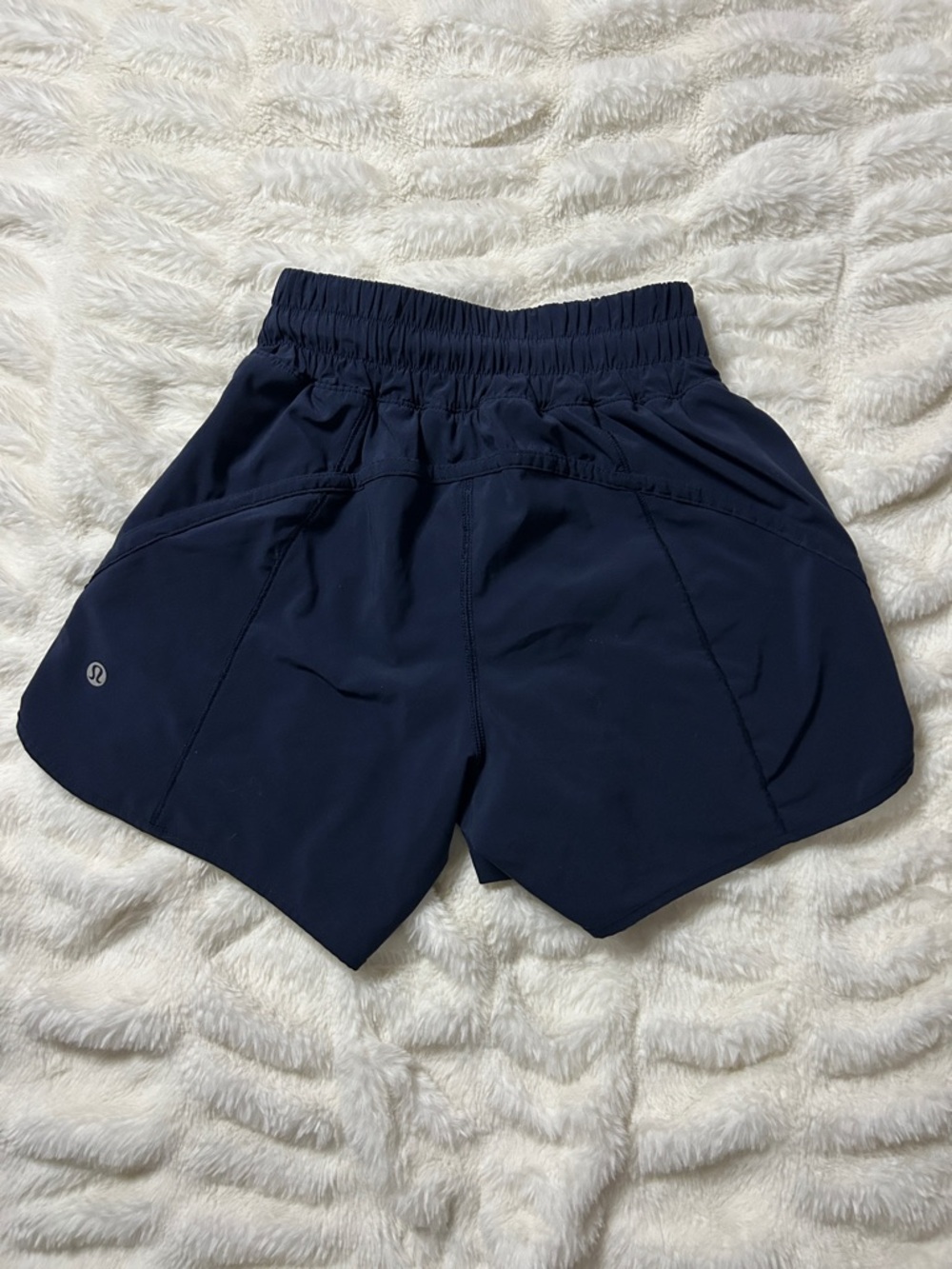lululemon athletica Navy Athletic Shorts with Elastic Waist